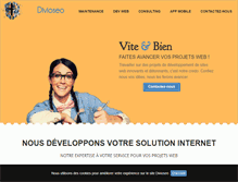 Tablet Screenshot of divioseo.fr